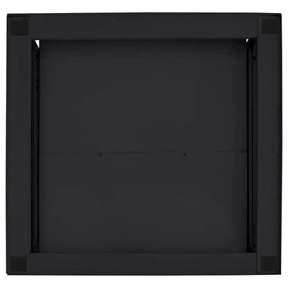 Washing Machine Pedestal Black 62 x 60.5 x 32.5 cm Steel