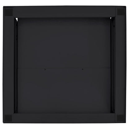 Washing Machine Pedestal Black 62 x 60.5 x 32.5 cm Steel