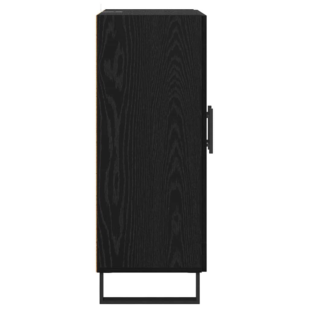 Sideboard Black Oak 69.5 x 34 x 90 cm Engineered Wood