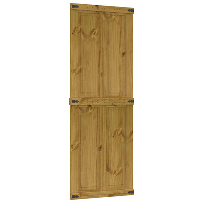 Barn Door Corona Honey Brown 70 x 210 cm Solid Pine Wood