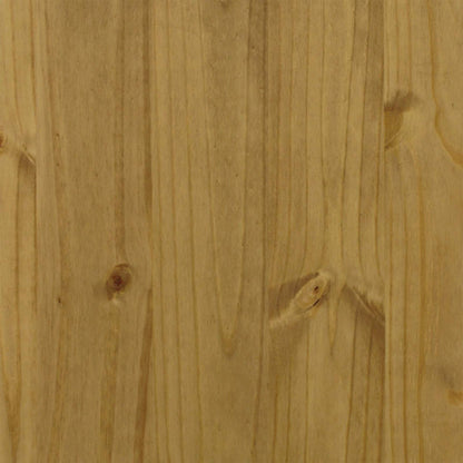 Barn Door Corona Honey Brown 90 x 210 cm Solid Pine Wood