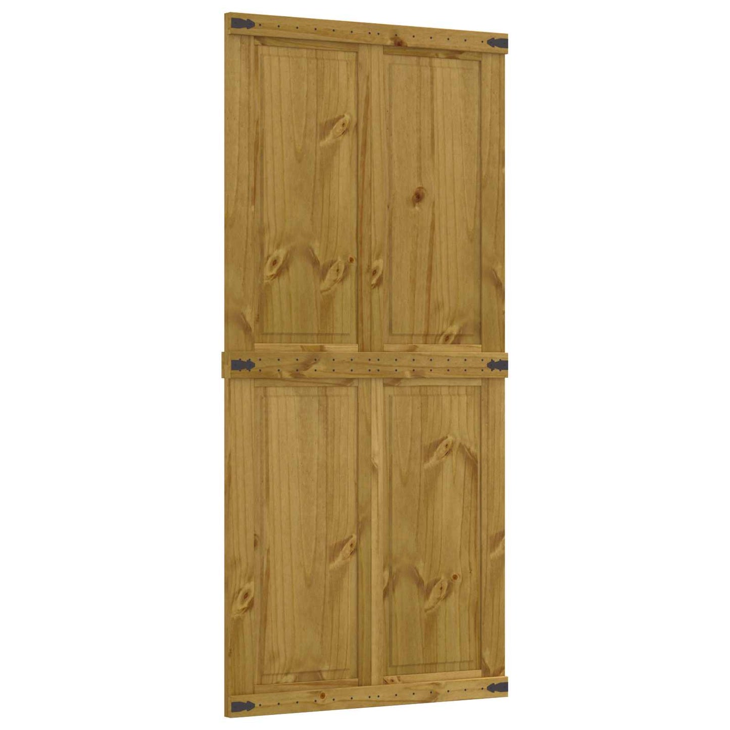 Barn Door Corona Honey Brown 100 x 210 cm Solid Pine Wood