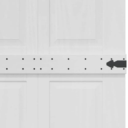 Barn Door Corona White 70 x 210 cm Solid Pine Wood