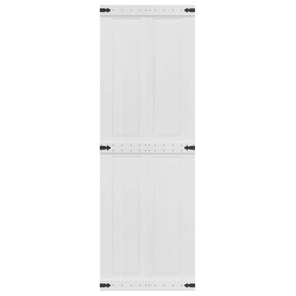 Barn Door Corona White 70 x 210 cm Solid Pine Wood