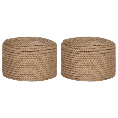 Jute Twine 2 pcs 100 m 2 Natural 100% Tossa jute