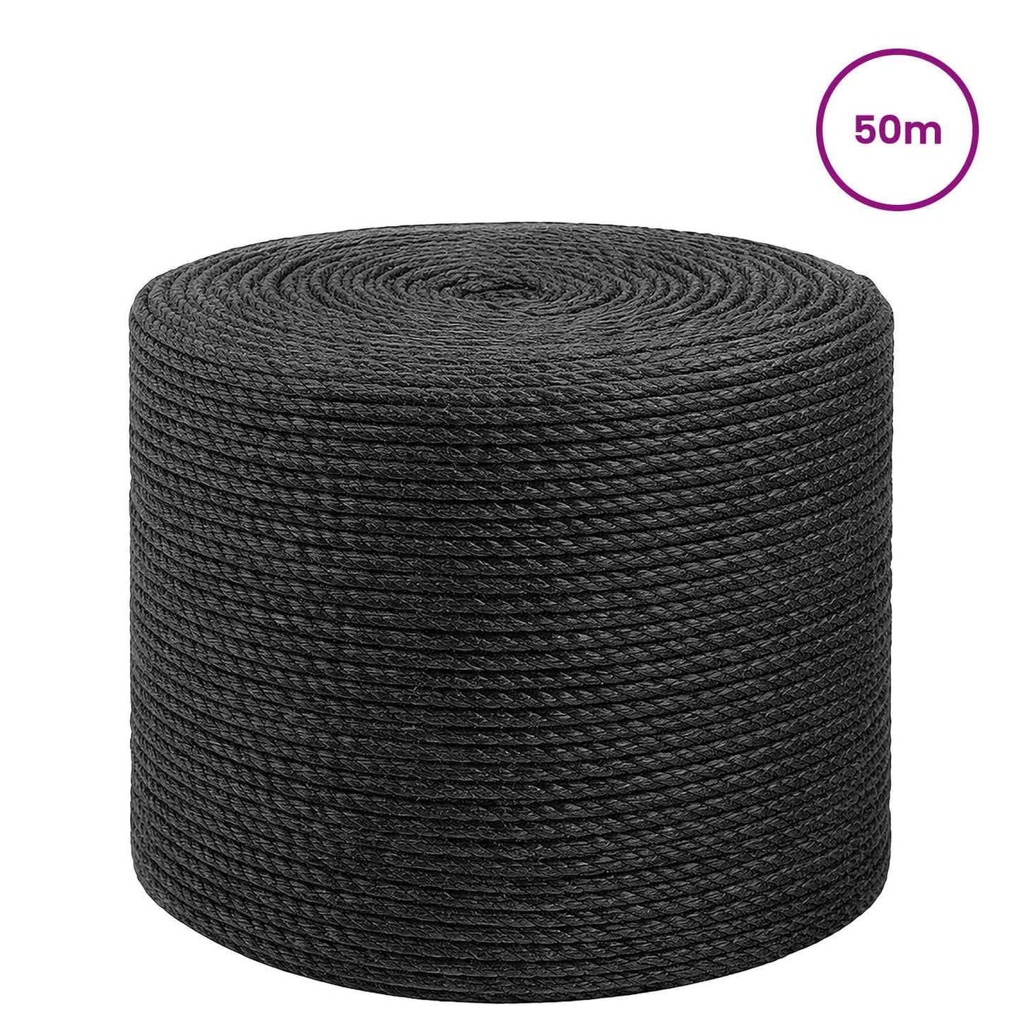 Jute Twine 4 Black 100% Tossa jute