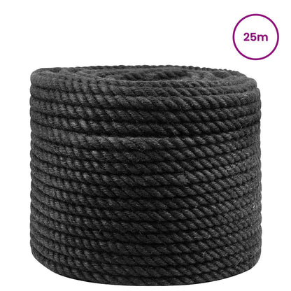 Jute Rope 14 Black 100% Tossa jute