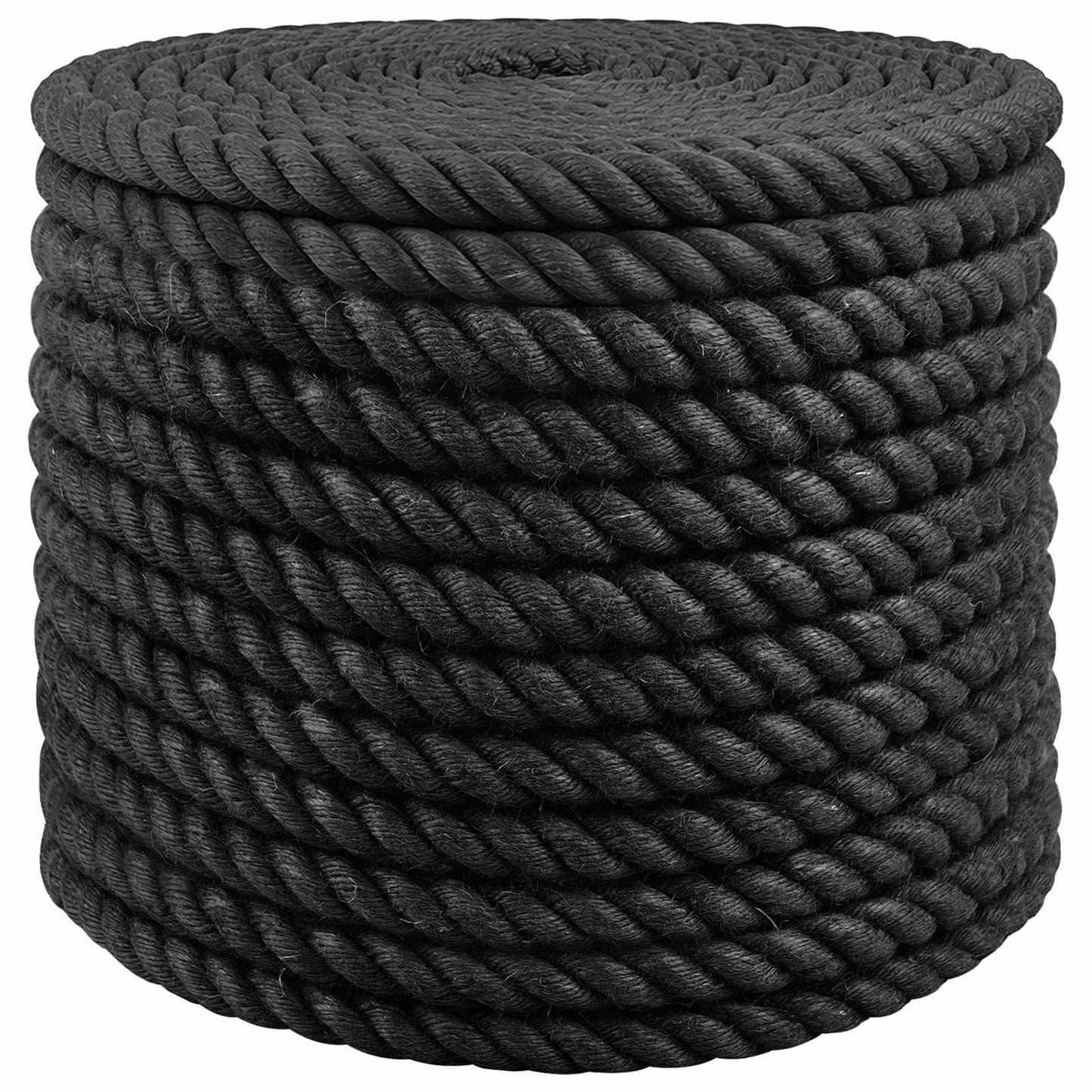 Jute Rope 24 Black 100% Tossa jute