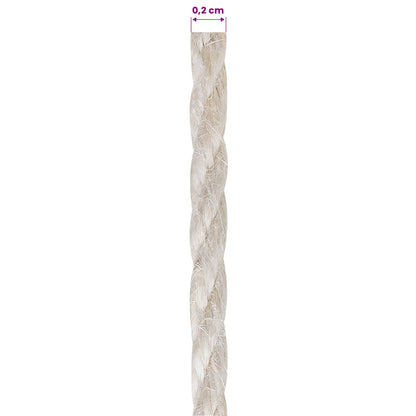 Jute Twine 10 pcs 2 White 100% Tossa jute