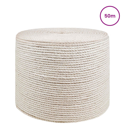 Jute Twine 4 White 100% Tossa jute