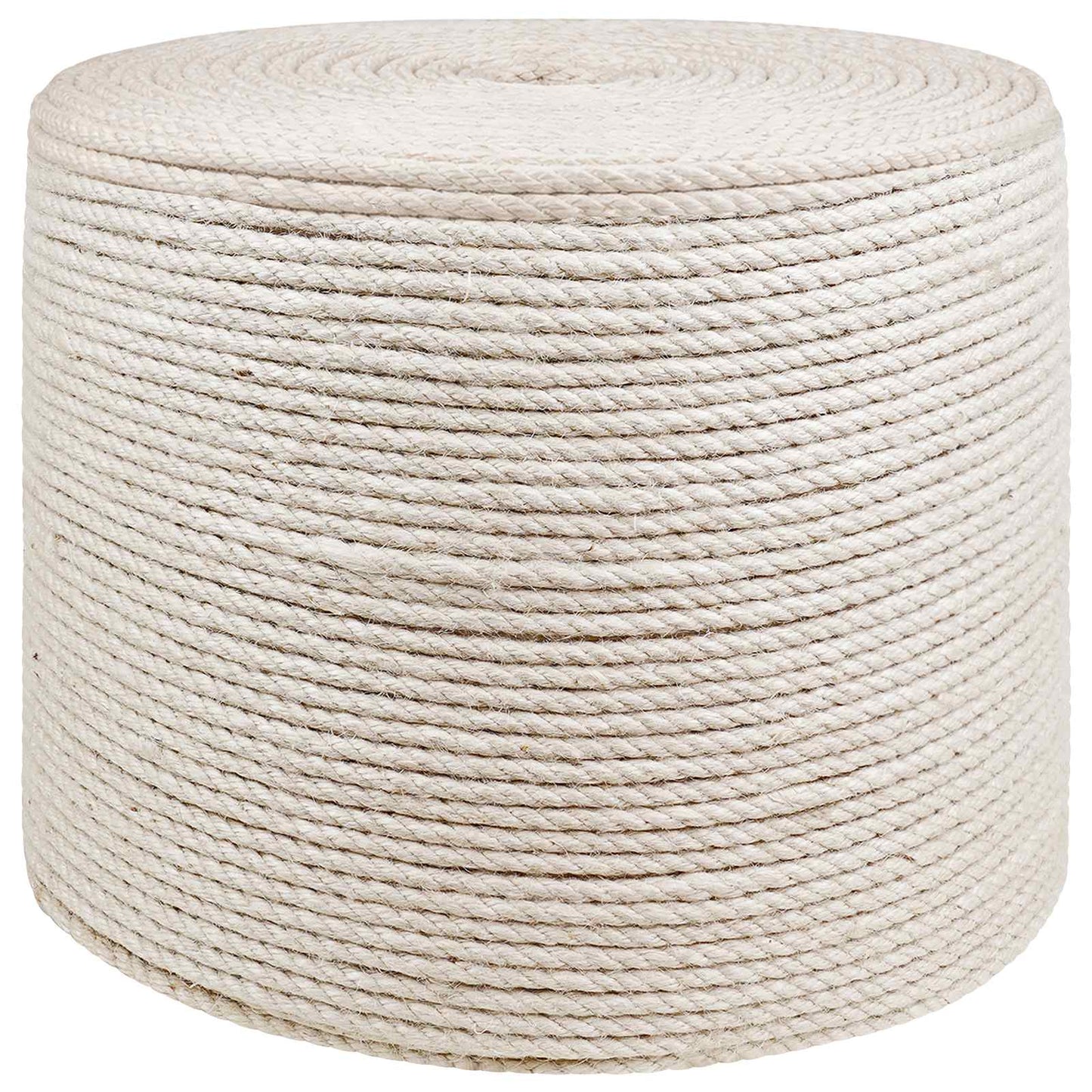 Jute Twine 4 White 100% Tossa jute