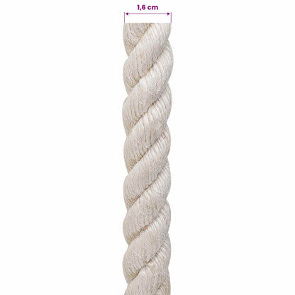 Jute Rope 16 White 100% Tossa jute