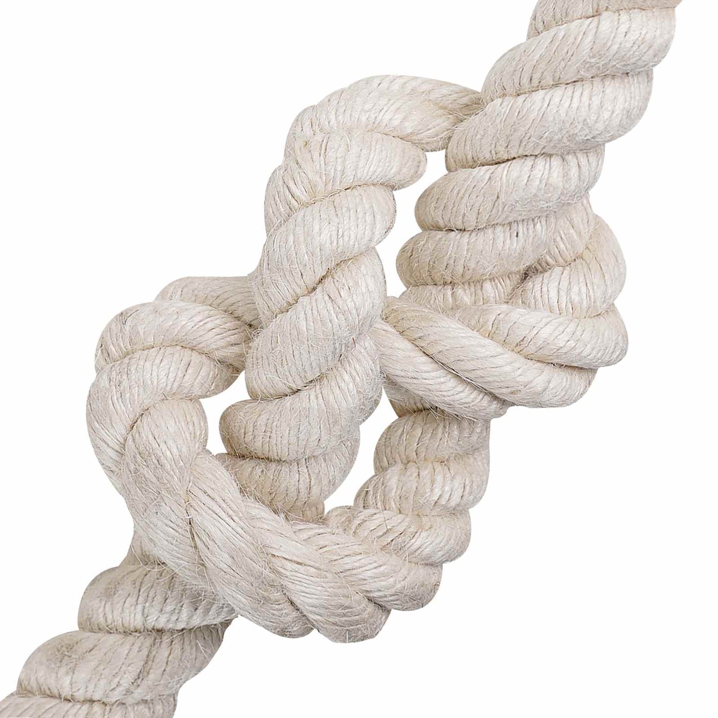 Jute Rope 40 White 100% Tossa jute
