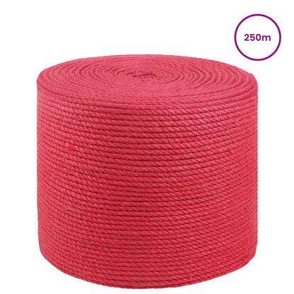 Jute Rope Red 100% Tossa jute