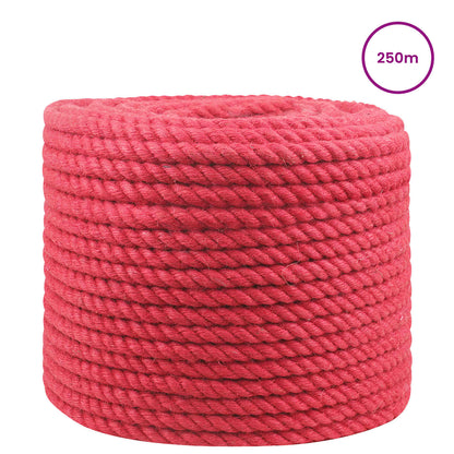 Jute Rope Red 100% Tossa jute