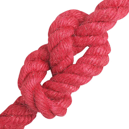 Jute Rope Red 100% Tossa jute