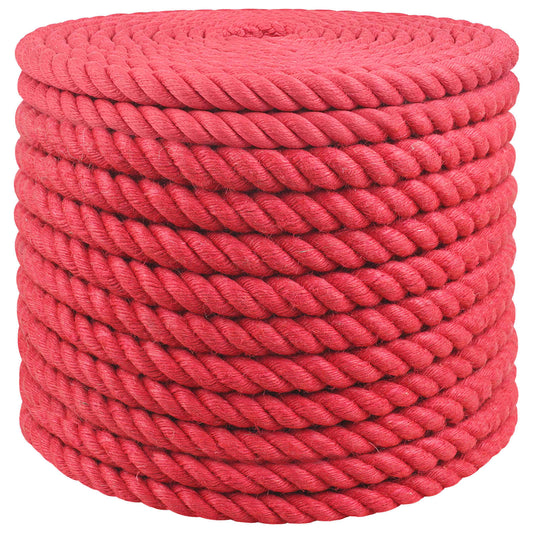 Jute Rope 20 mm Red 100% Tossa jute
