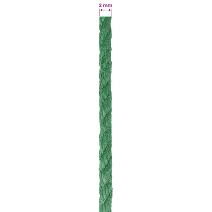 Jute Rope 2 pcs Green 100% Tossa jute