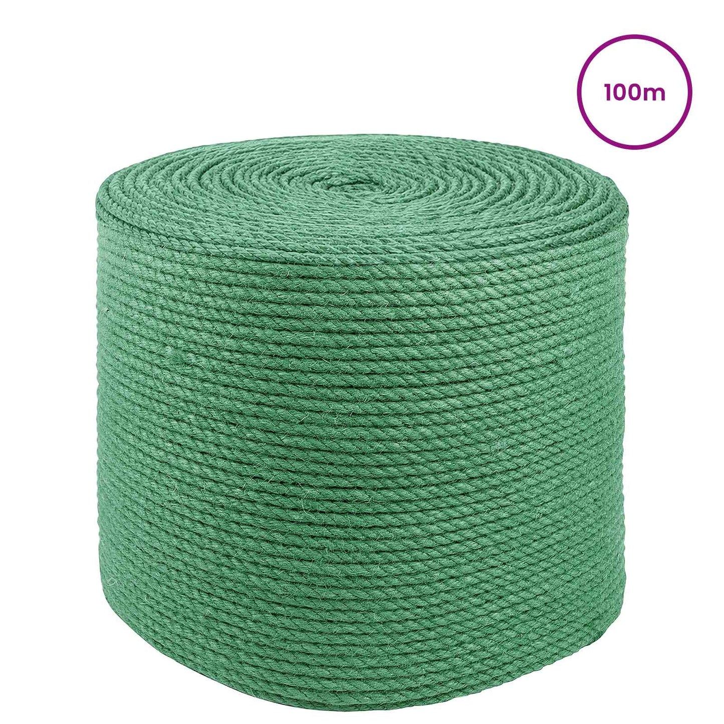 Jute Rope 2 pcs Green 100% Tossa jute