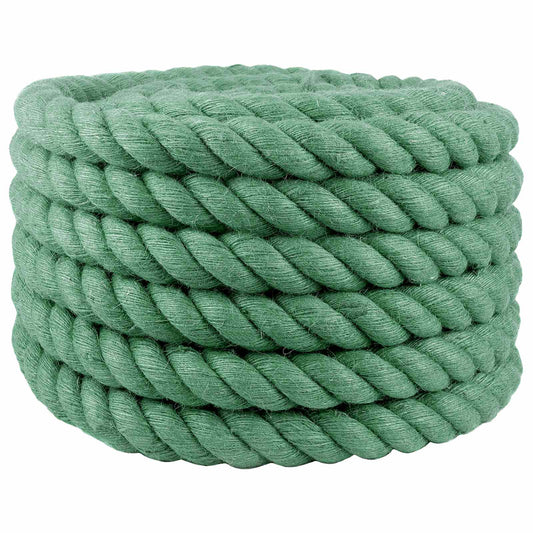 Jute Rope 50 mm Green 100% Tossa jute