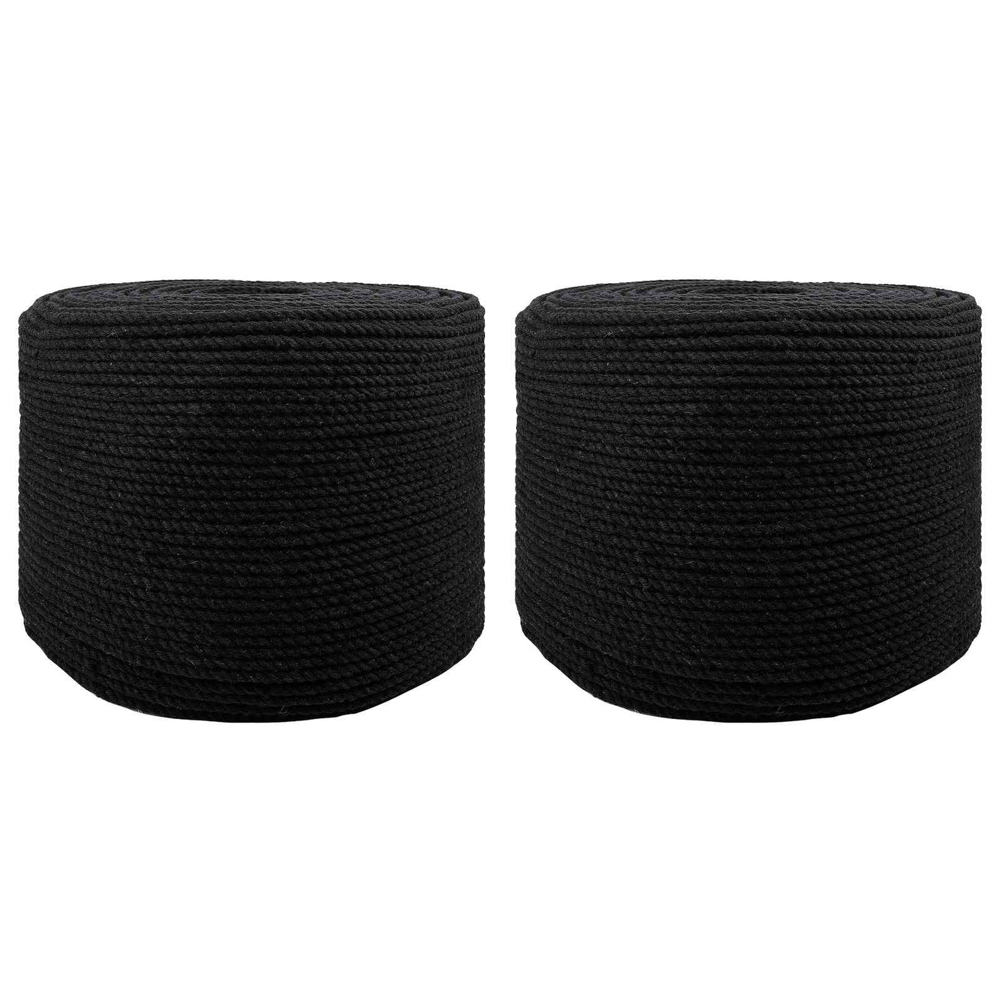 Rope 2 pcs Black Cotton