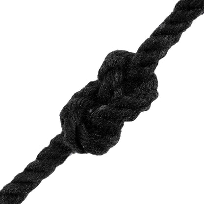 Rope Black 0.4 x 0.4 x 25000 cm Cotton