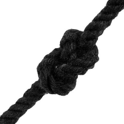 Rope Black 0.6 x 0.6 x 25000 cm Cotton