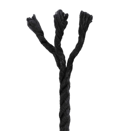 Rope Black 0.6 x 0.6 x 50000 cm Cotton