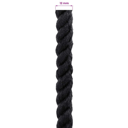 Rope Black 1.2 x 1.2 x 5000 cm Cotton
