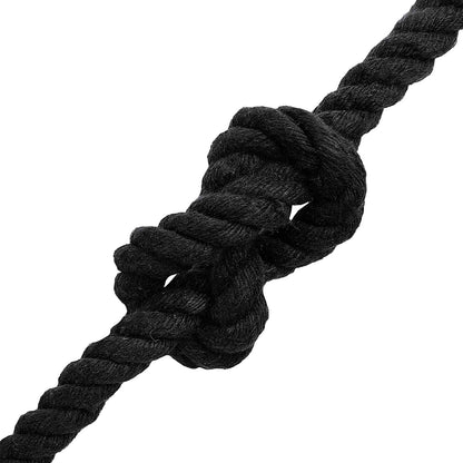 Rope Black 1.4 x 1.4 x 10000 cm Cotton