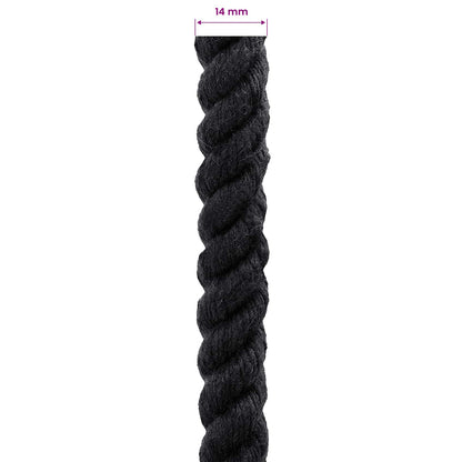 Rope Black 1.4 x 1.4 x 25000 cm Cotton