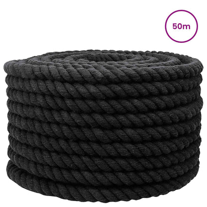Rope Black 1.6 x 1.6 x 5000 cm Cotton