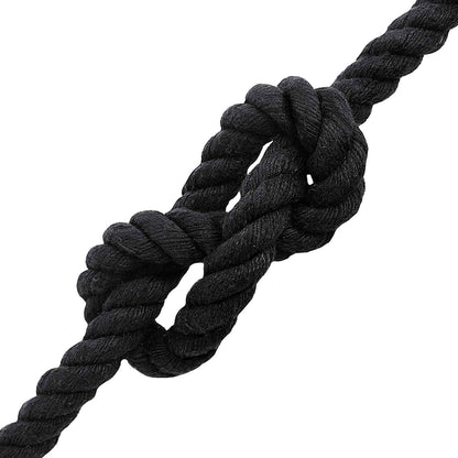 Rope Black 1.6 x 1.6 x 10000 cm Cotton