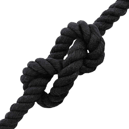 Rope Black 2 x 2 x 10000 cm Cotton