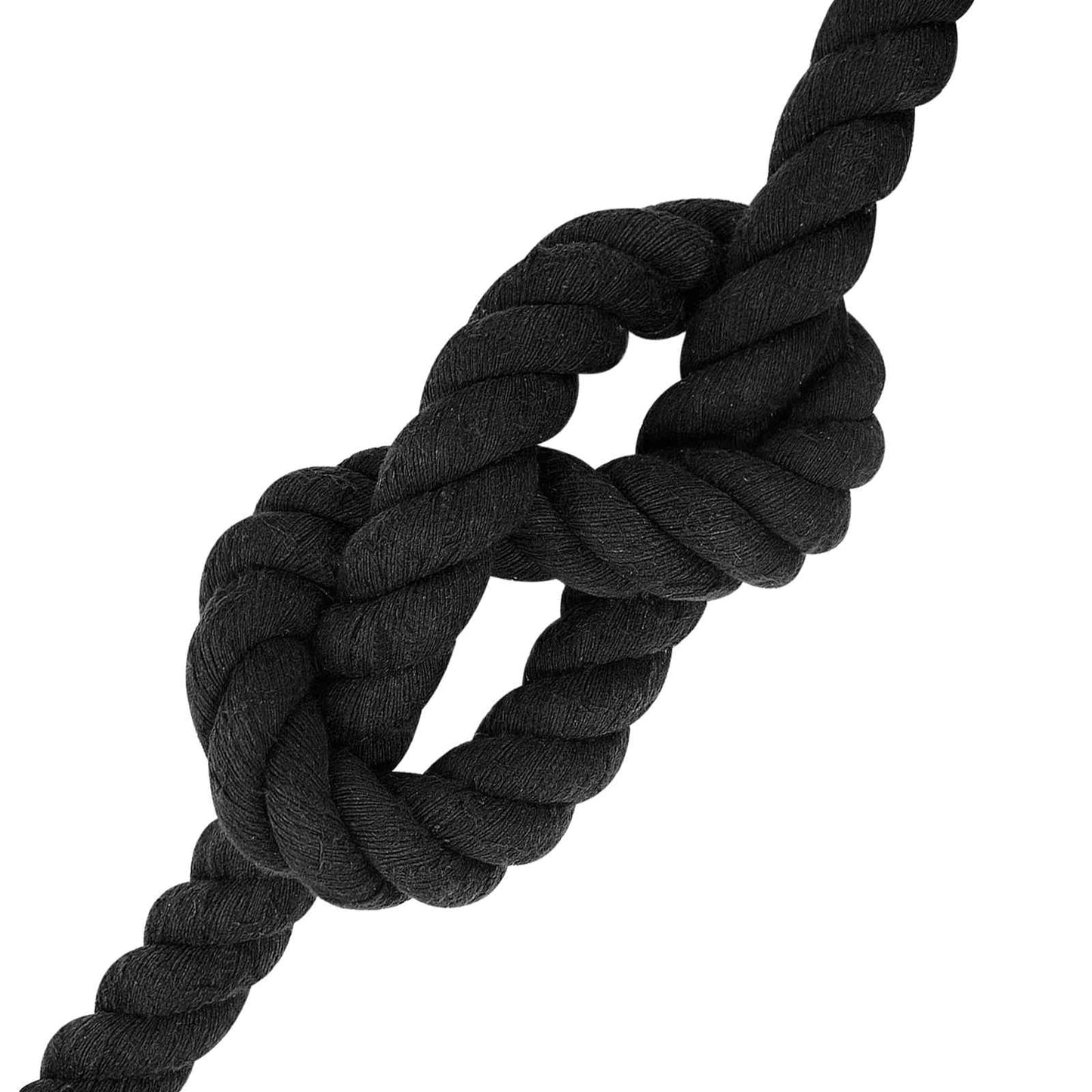 Rope Black 3 x 3 x 1000 cm Cotton