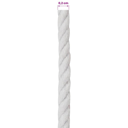 Rope 10 pcs White Cotton