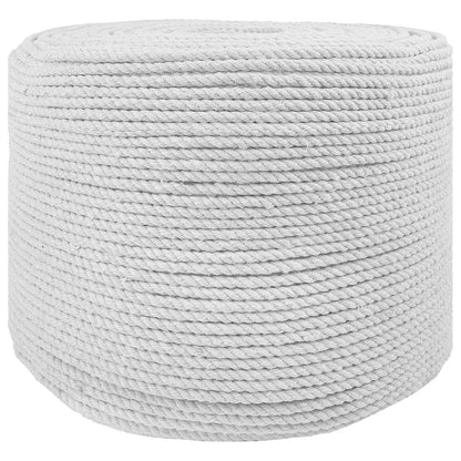 Rope White 0.4 x 0.4 x 10000 cm Cotton