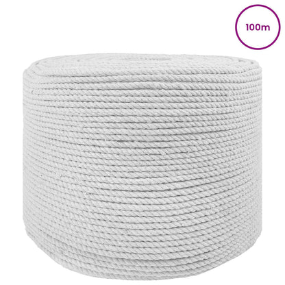Rope White 0.4 x 0.4 x 10000 cm Cotton
