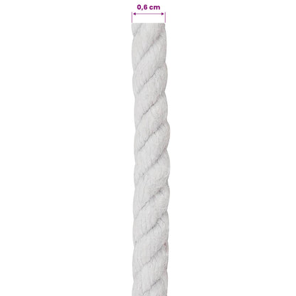 Rope White 0.6 x 0.6 x 10000 cm Cotton