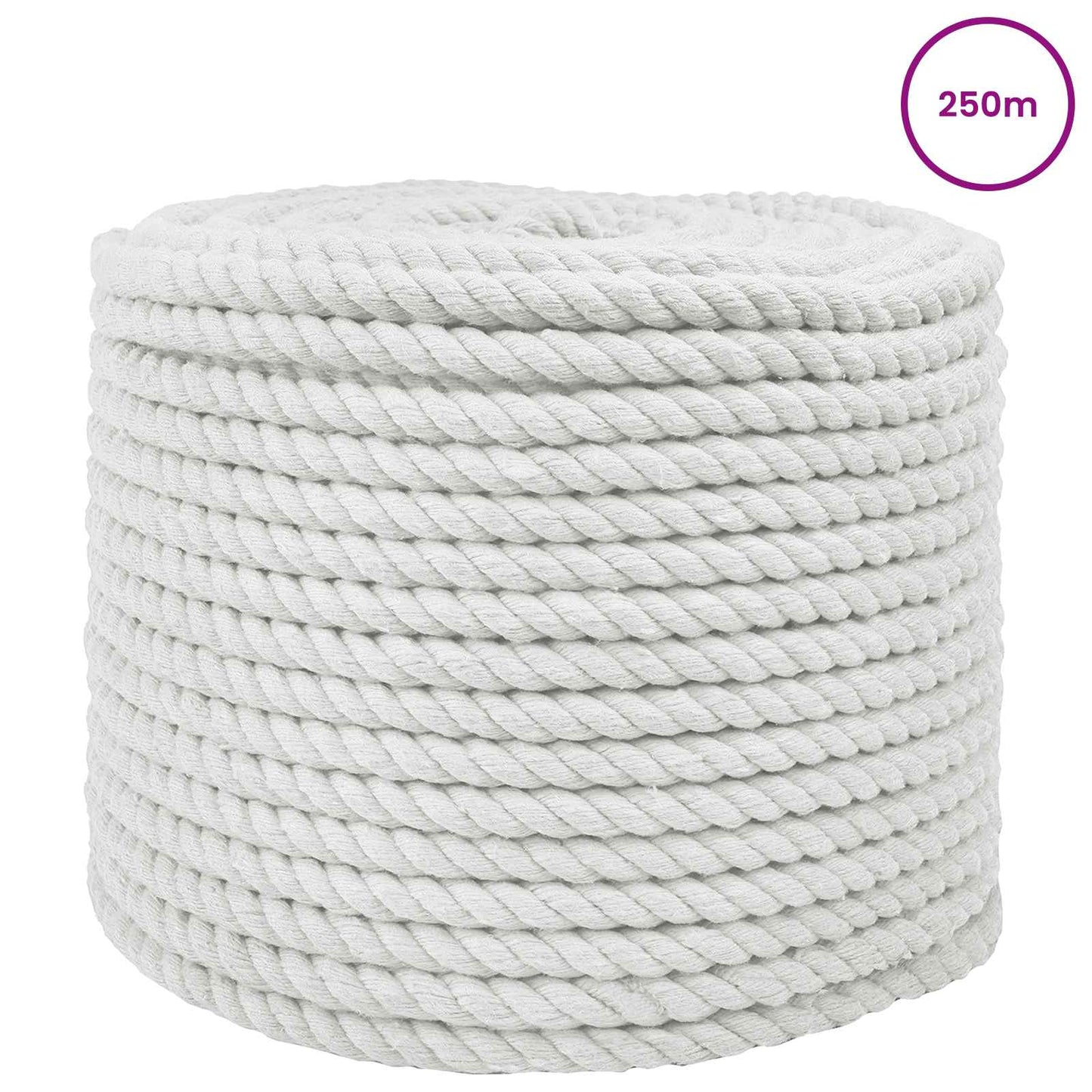 Rope White 1.2 x 1.2 x 25000 cm Cotton