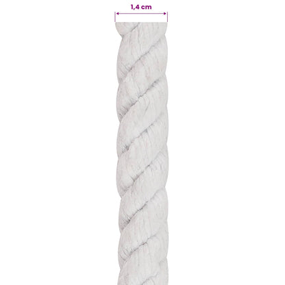 Rope White 1.4 x 1.4 x 10000 cm Cotton