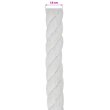 Rope White 1.6 x 1.6 x 10000 cm Cotton