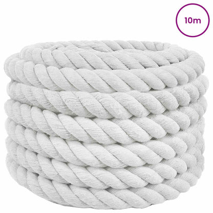 Rope White 3 x 3 x 1000 cm Cotton