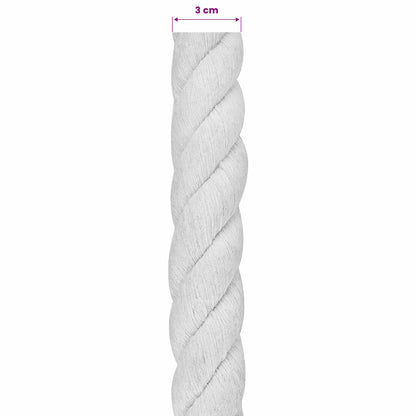 Rope White 3 x 3 x 5000 cm Cotton