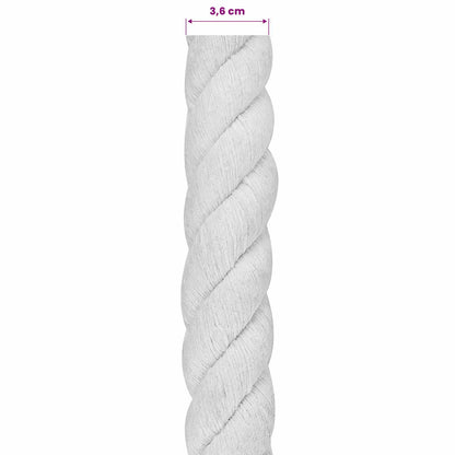 Rope White 3.6 x 3.6 x 500 cm Cotton