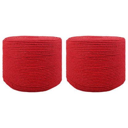 Rope 2 pcs Red Cotton