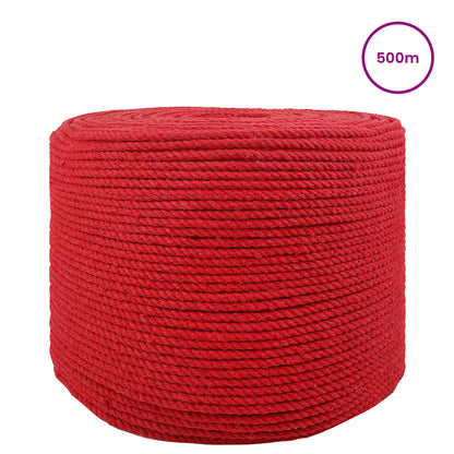 Rope Red 0.4 x 0.4 x 50000 cm Cotton