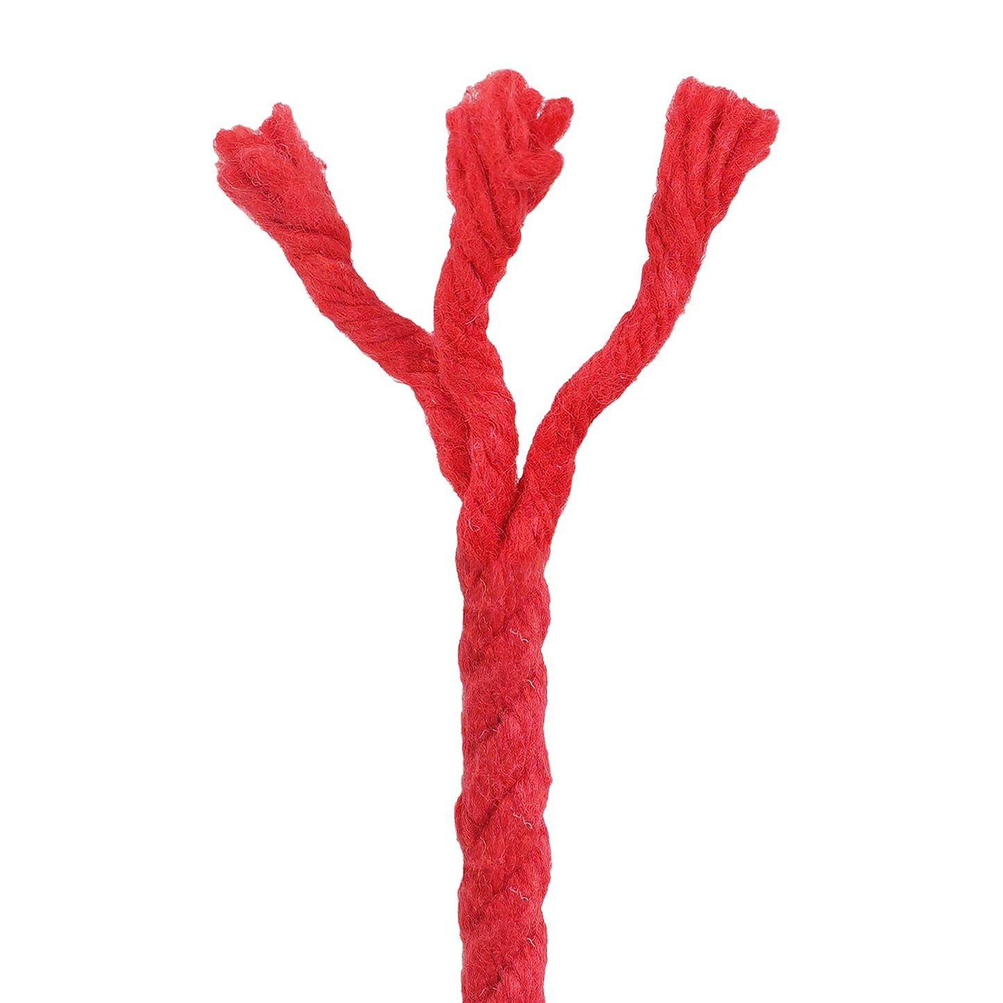 Cotton Rope 25 m 6 Red 100% Cotton