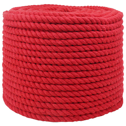 Rope Red 1 x 1 x 2500 cm Cotton