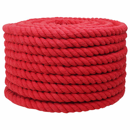 Rope Red 1.6 x 1.6 x 5000 cm Cotton